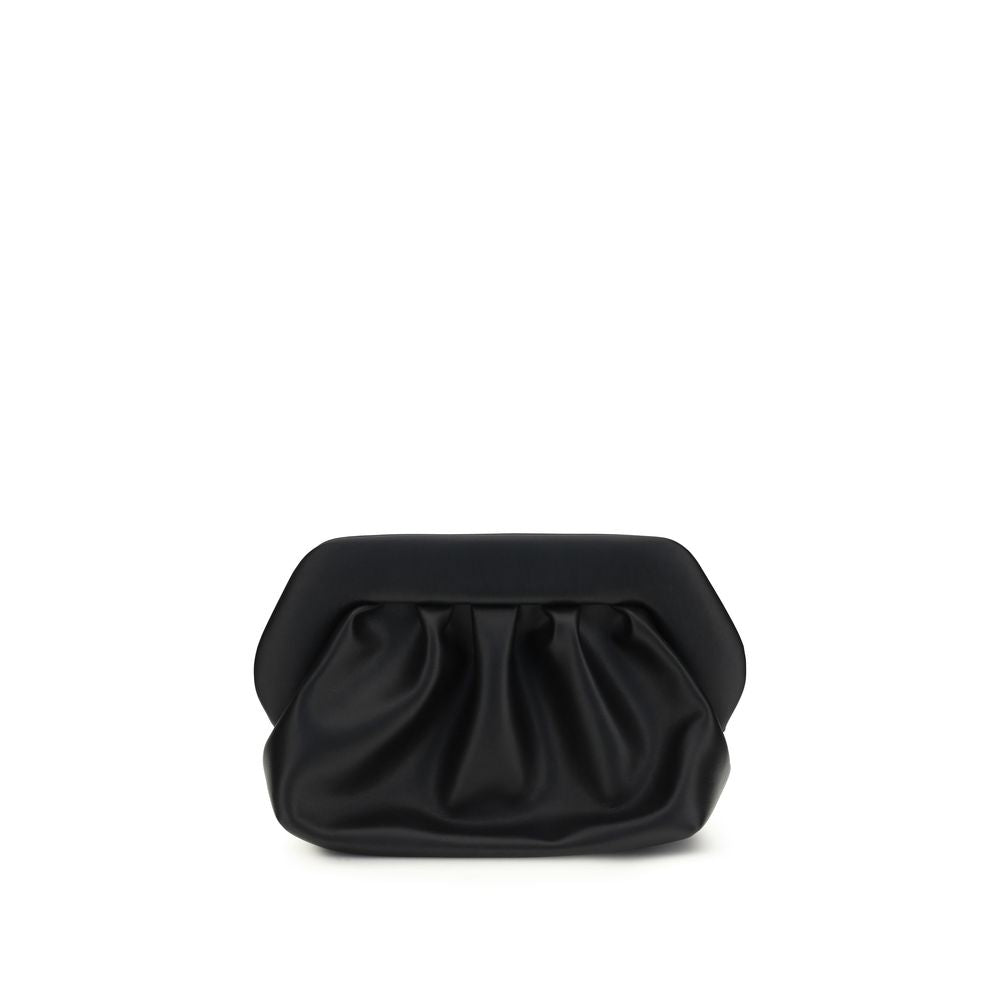 THEMOIRè Black Polyethylene Clutch Bag