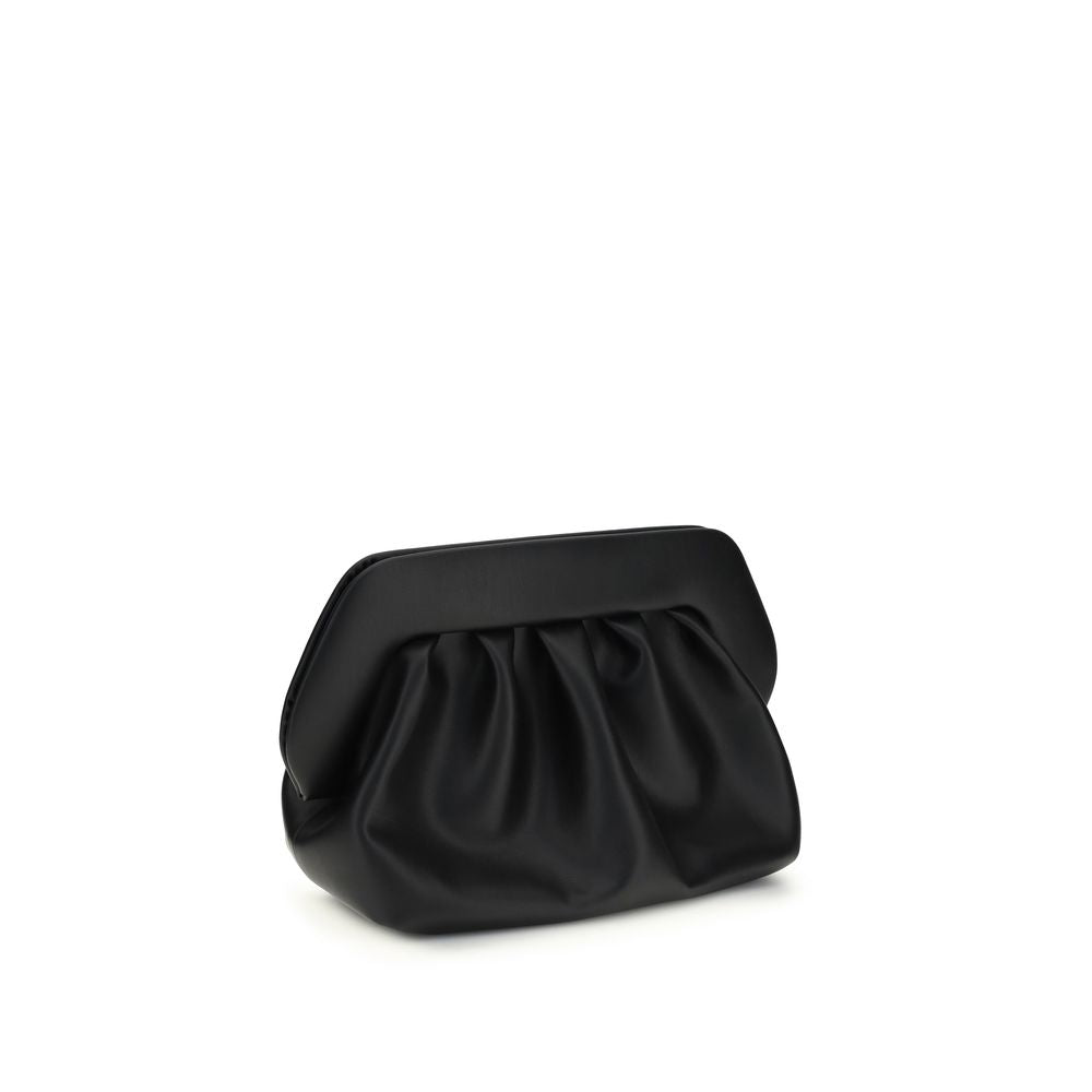 THEMOIRè Black Polyethylene Clutch Bag
