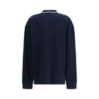 Miu Miu Blue Cotton Polo Shirt