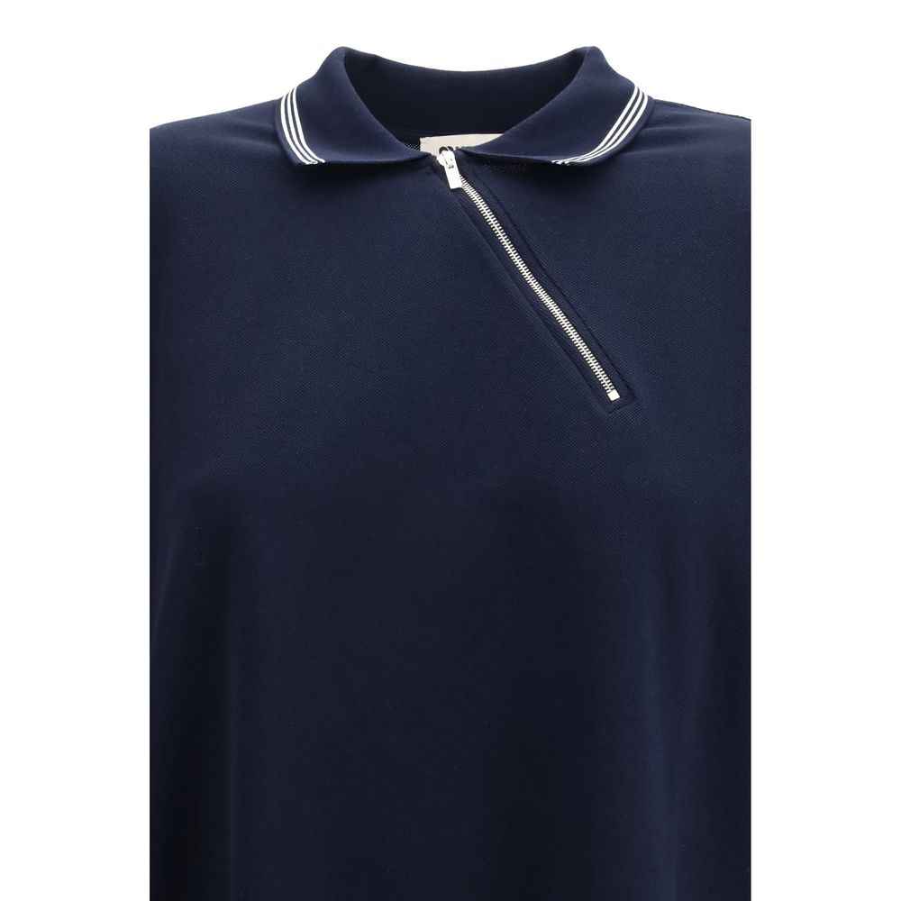 Miu Miu Blue Cotton Polo Shirt