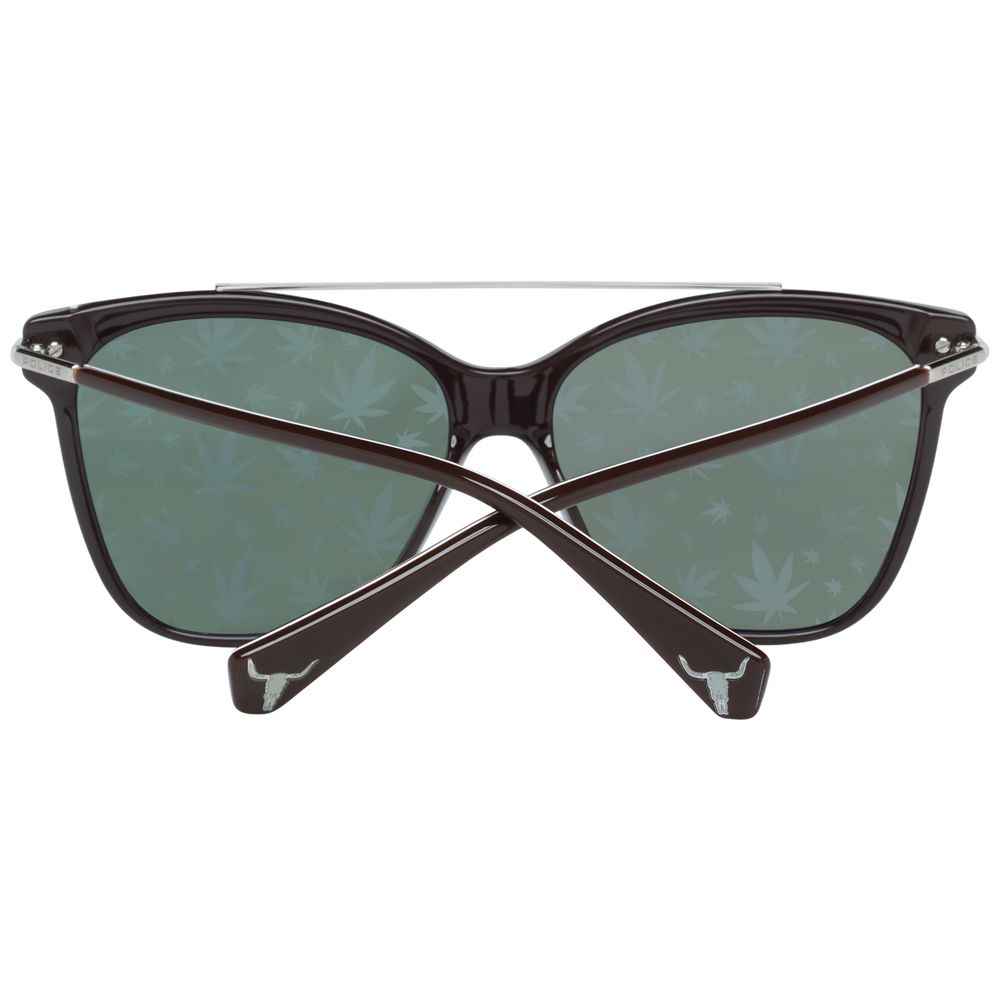 Police Brown Metal & Plastic Sunglasses