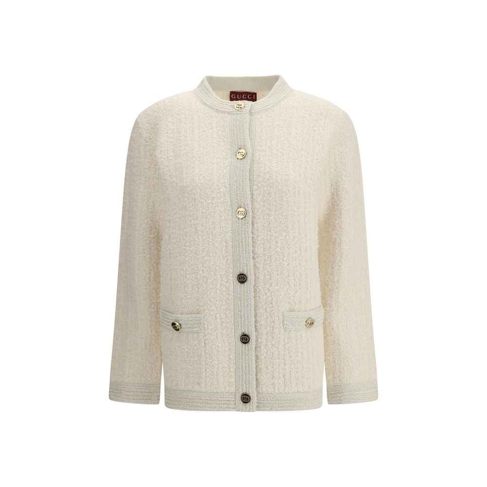 Gucci Beige Wool Cardigan