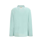 Guest in Residence Blue Cashmere Dress Shirt