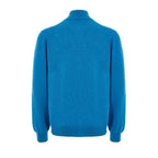 Gran Sasso Blue Wool Turtleneck
