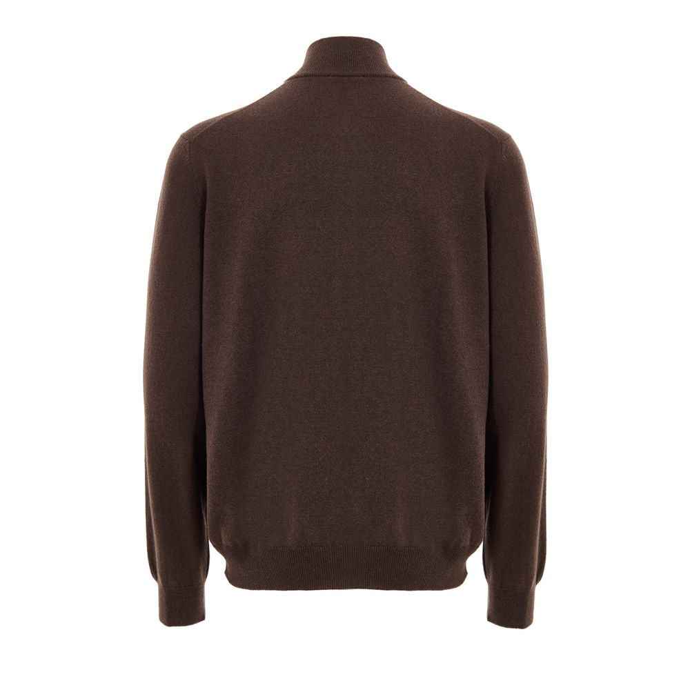 Gran Sasso Brown Wool Cardigan
