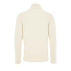 Gran Sasso White Wool Turtleneck