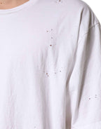 Dolce & Gabbana White Cotton Crewneck Short Sleeve T-Shirt