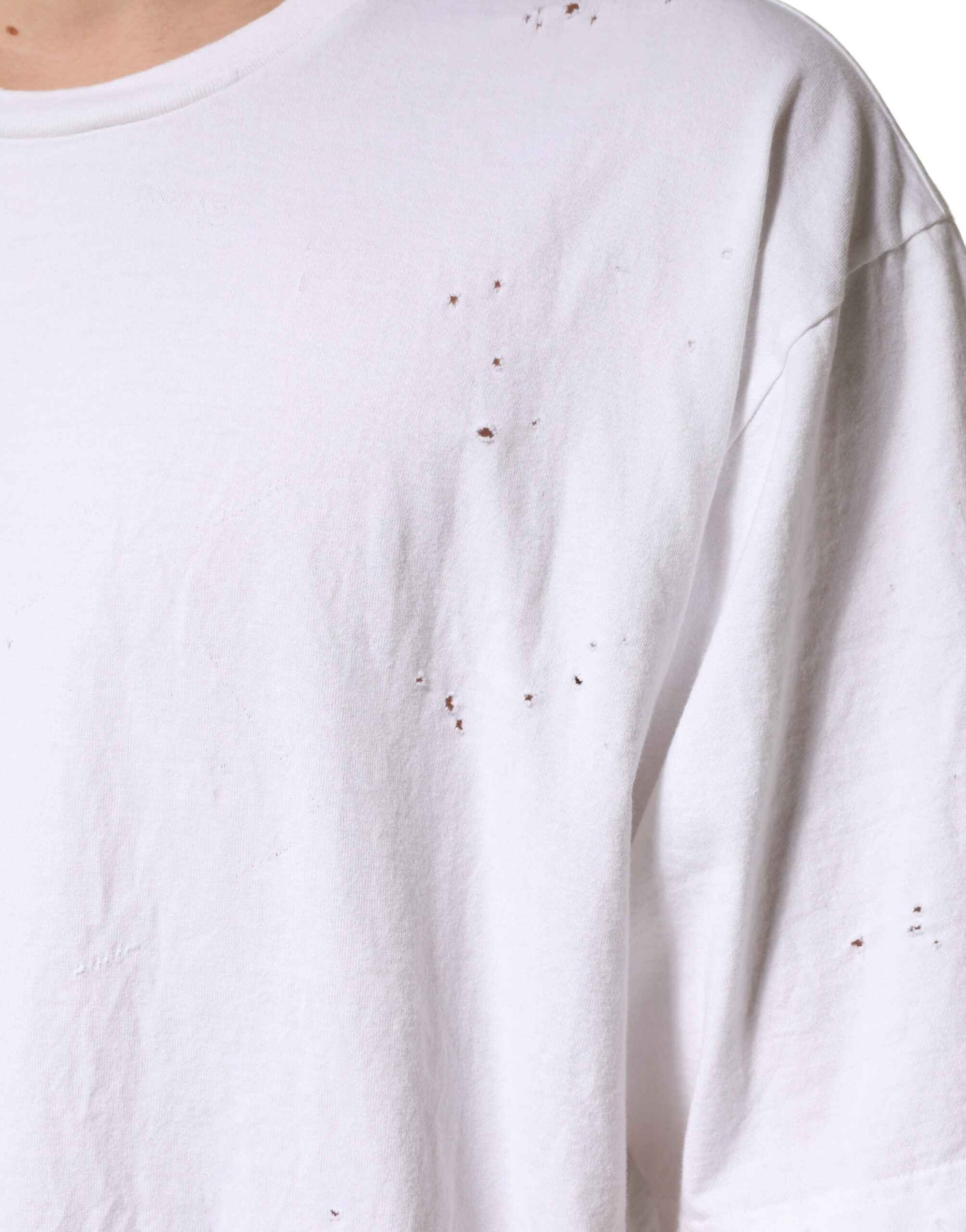 Dolce & Gabbana White Cotton Crewneck Short Sleeve T-Shirt