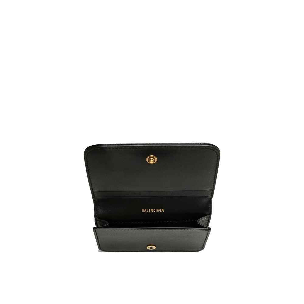 Balenciaga Black Lamb Leather Cardholder