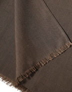 Dolce & Gabbana Brown Polyester Neck Warmer Shawl 185cm x 165cm  Men Scarf