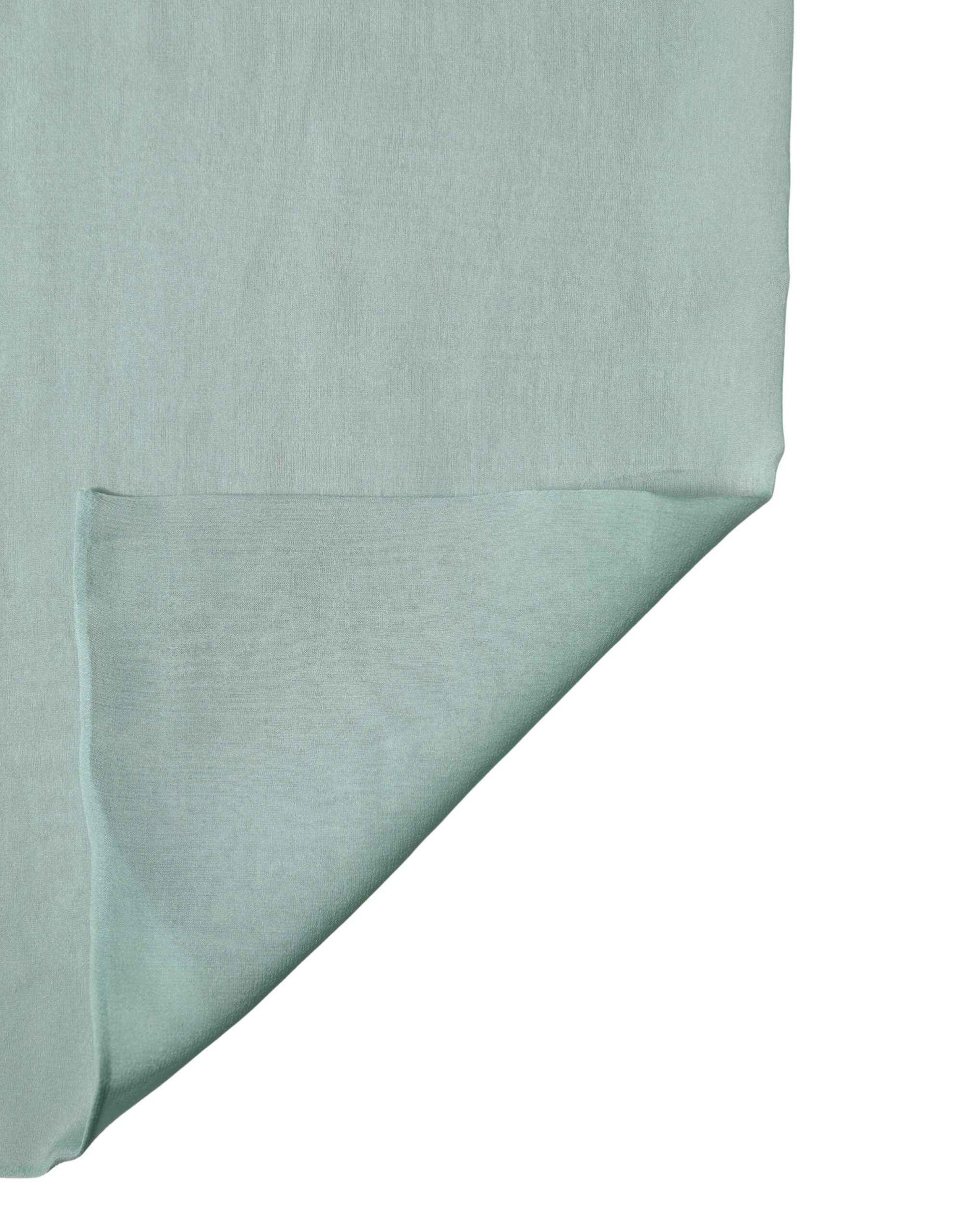 Dolce & Gabbana Teal Silk Sash Wrap Foulard Stole 292cm x 19cm Scarf