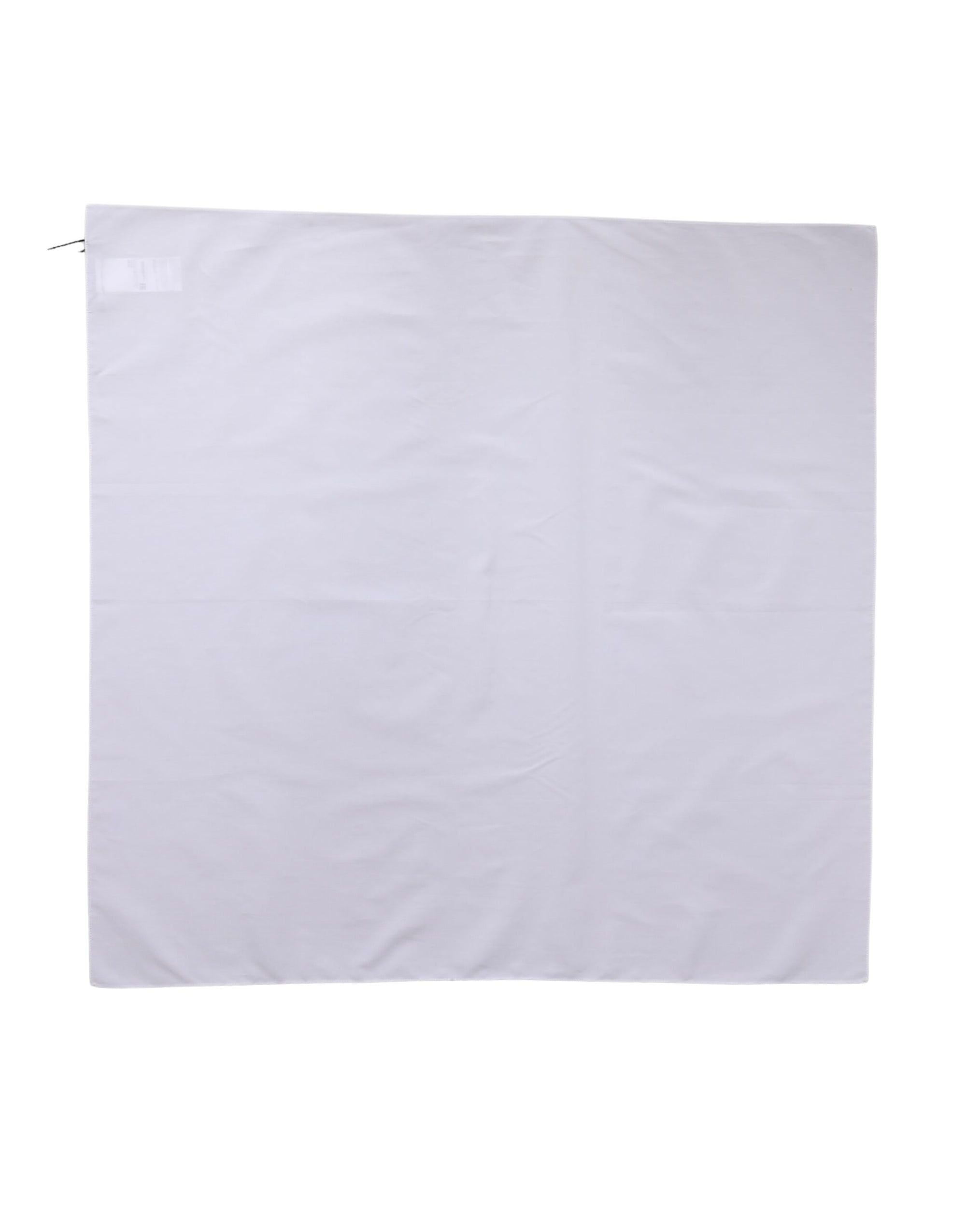 Dolce & Gabbana White Cotton Wrap Square Shawl Stole 71cm x 70cm  Scarf