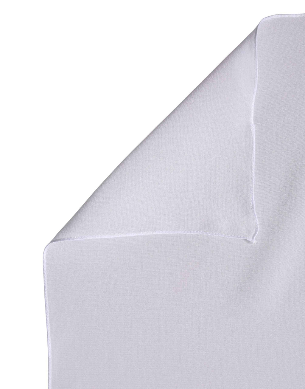 Dolce & Gabbana White Silk Neck Wrap Shawl Stole 200cm x 64cm  Scarf