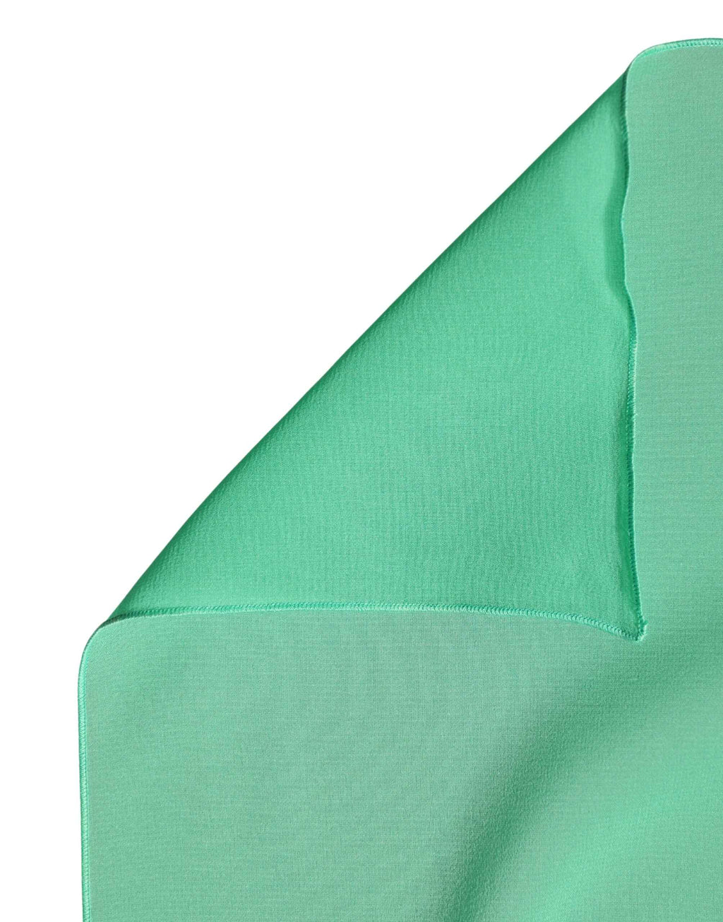 Dolce & Gabbana Green Silk Neck Wrap Shawl Stole 200cm x 64cm  Scarf