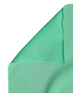 Dolce & Gabbana Green Silk Neck Wrap Shawl Stole 200cm x 64cm  Scarf