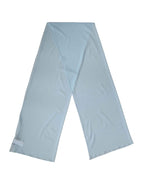 Dolce & Gabbana Light Blue Silk Neck Wrap Shawl Stole 200cm x 64cm  Scarf