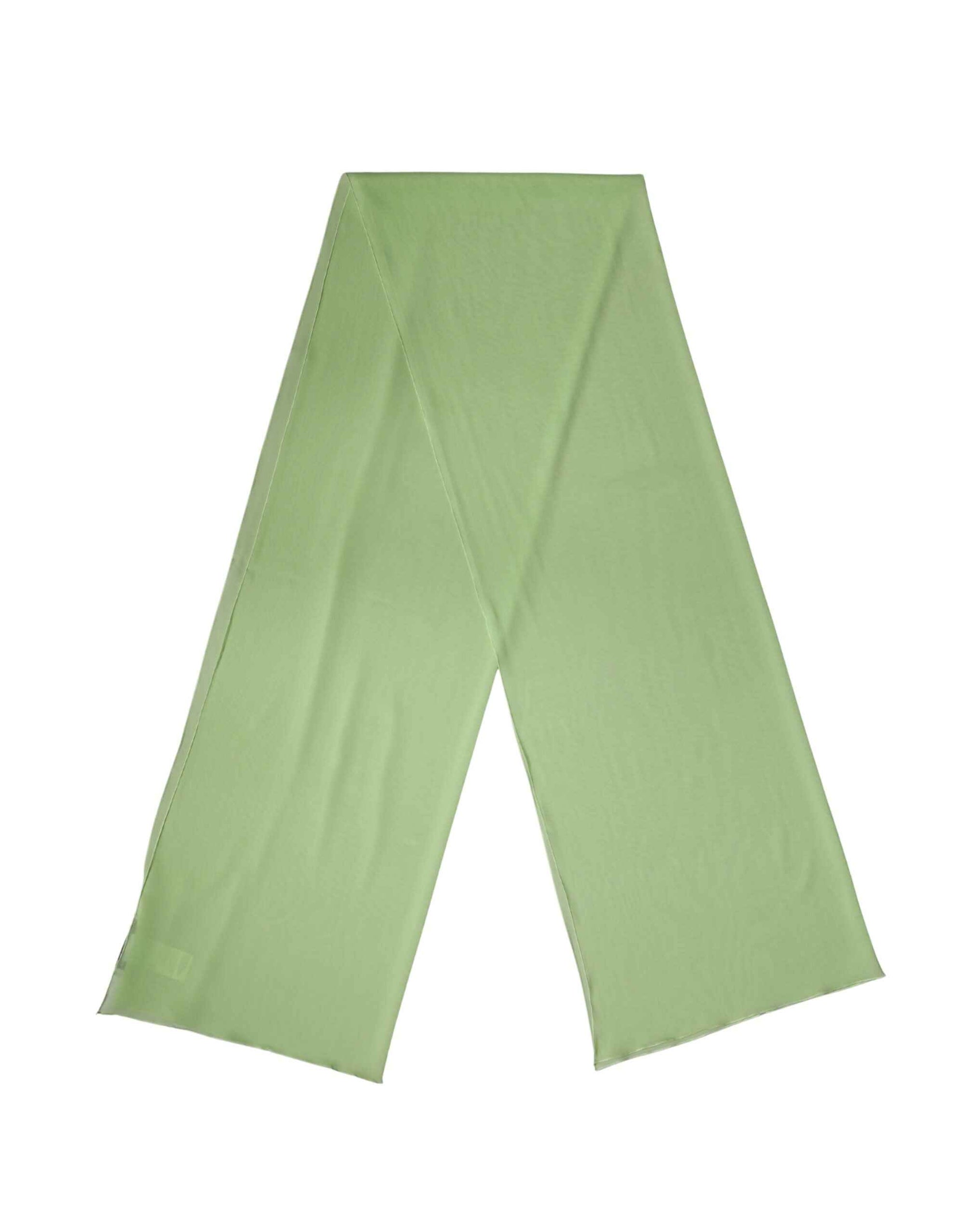 Dolce & Gabbana Light Green Silk Neck Wrap Shawl Stole 200cm x 64cm  Scarf