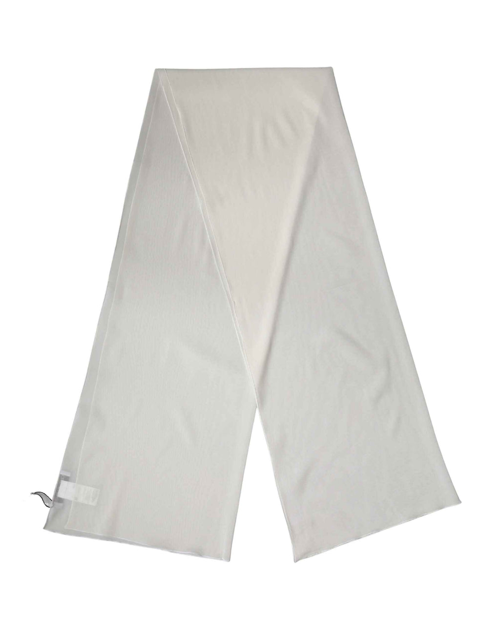 Dolce & Gabbana Off White Silk Neck Wrap Shawl Stole 200cm x 64cm Scarf