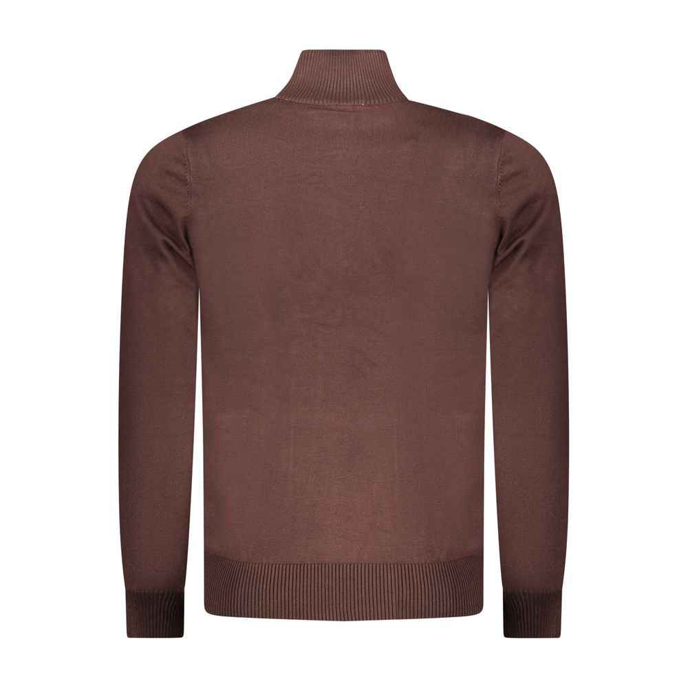 Coveri Moving Marrone Viscosa Mens Sweater