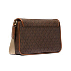 Michael Kors Brown Canvas Crossbody Bag
