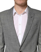 Dolce & Gabbana Gray MARTINI Single Breasted Formal 2PC Suit