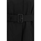 Burberry Black Cotton Trench Coat