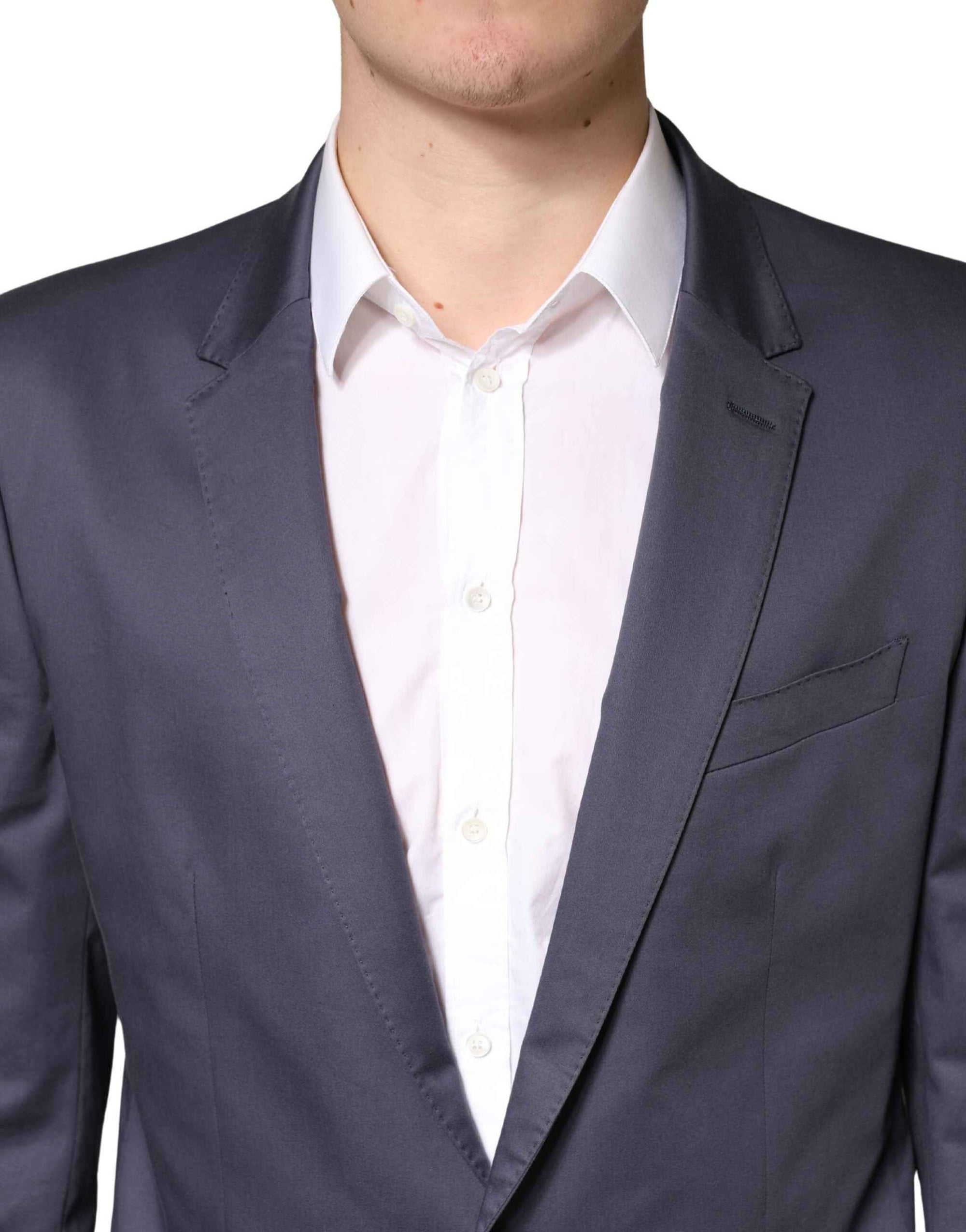 Dolce & Gabbana Blue Single Breasted MARTINI 2 Piece Suit