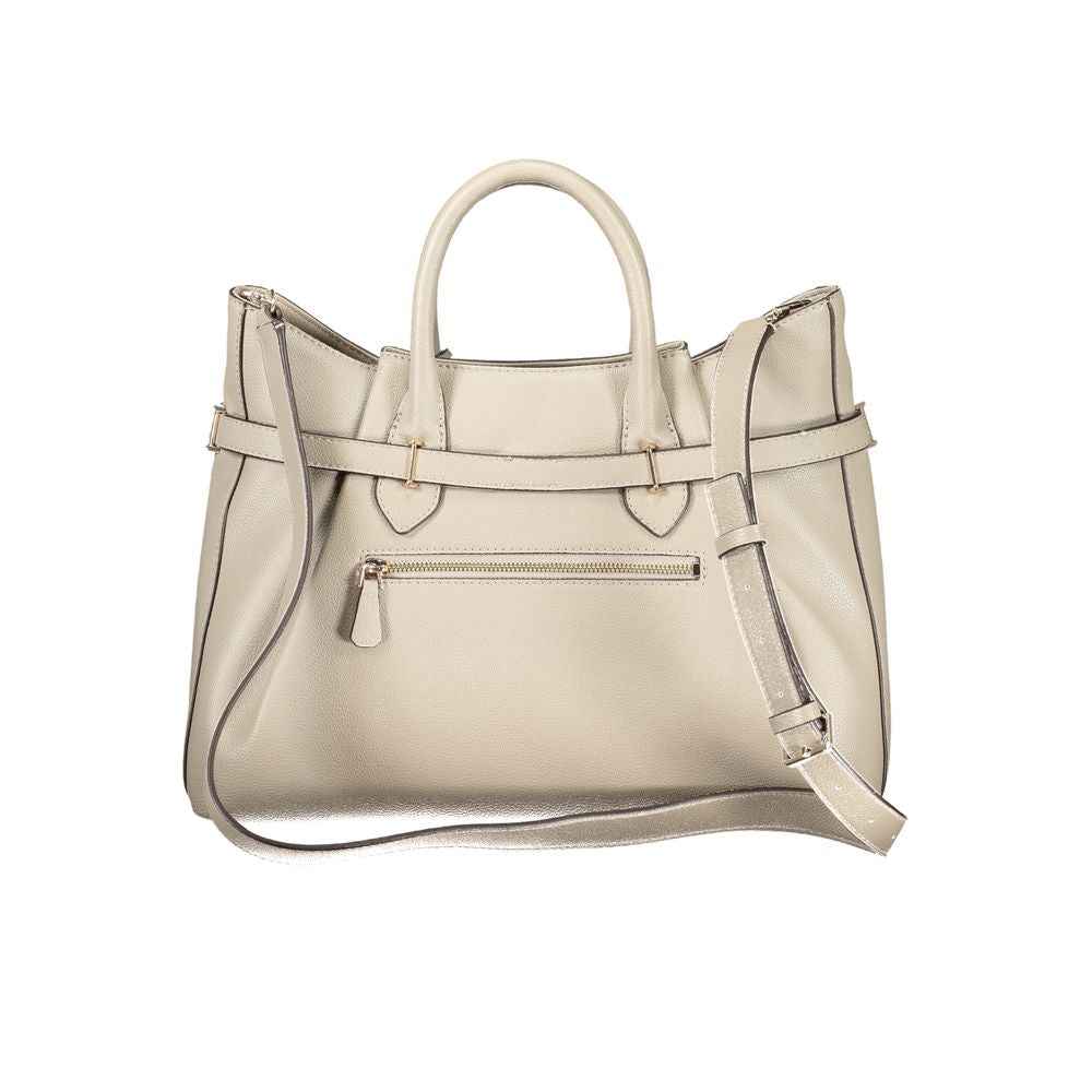 Guess Jeans Beige Polyurethane Women's Handbag