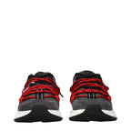 Versace Gray Leather Chunky Sneakers