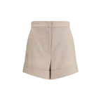 Max Mara Bicolor Wool Bermuda Shorts