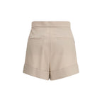 Max Mara Bicolor Wool Bermuda Shorts