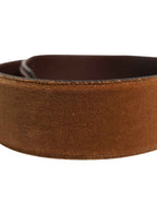 Dolce & Gabbana Brown Horse Velvet Leather Bag Accessory Shoulder Strap