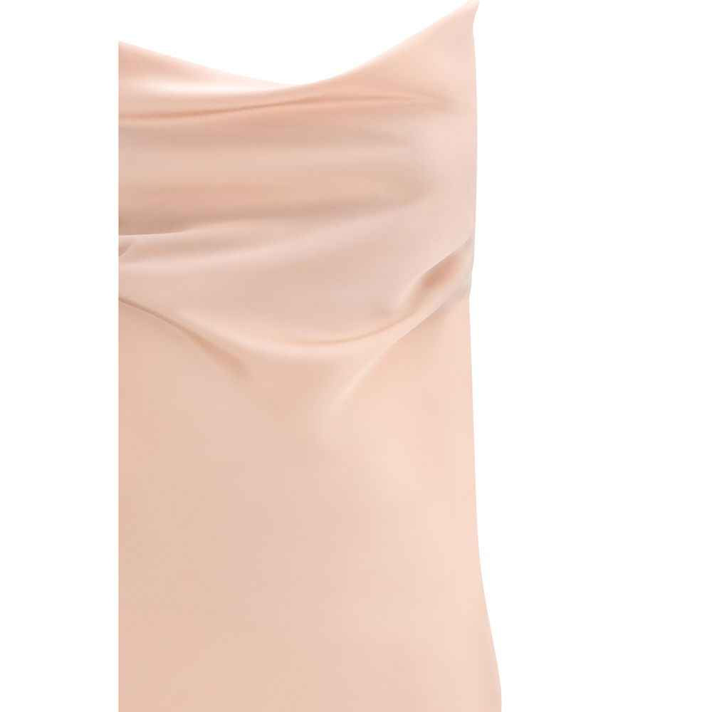 PINKO Multicolor Marabou Casual Dress