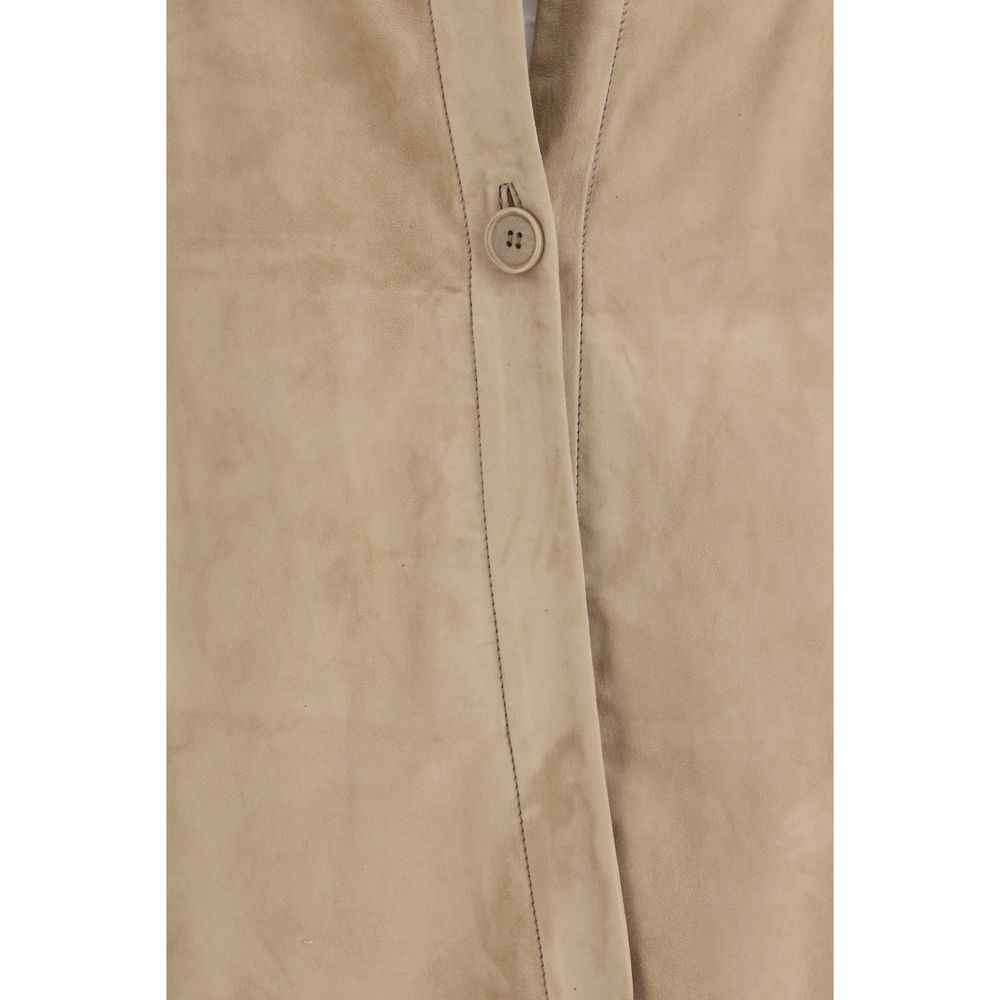 Salvatore Santoro Beige Lamb Ovis Aries Aries Shirt