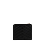Saint Laurent Black Calf Leather Bos Taurus Wallet