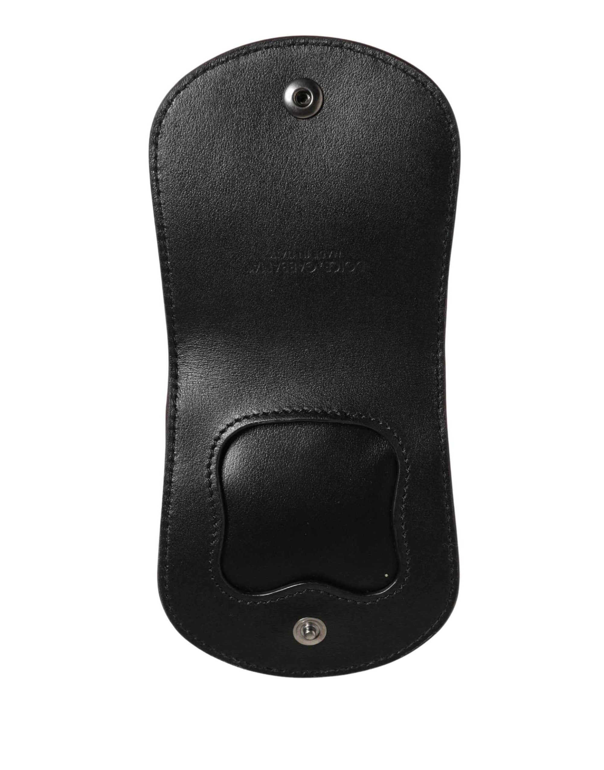 Dolce & Gabbana Burgundy Exotic Skin Condom Case Holder Pocket Wallet