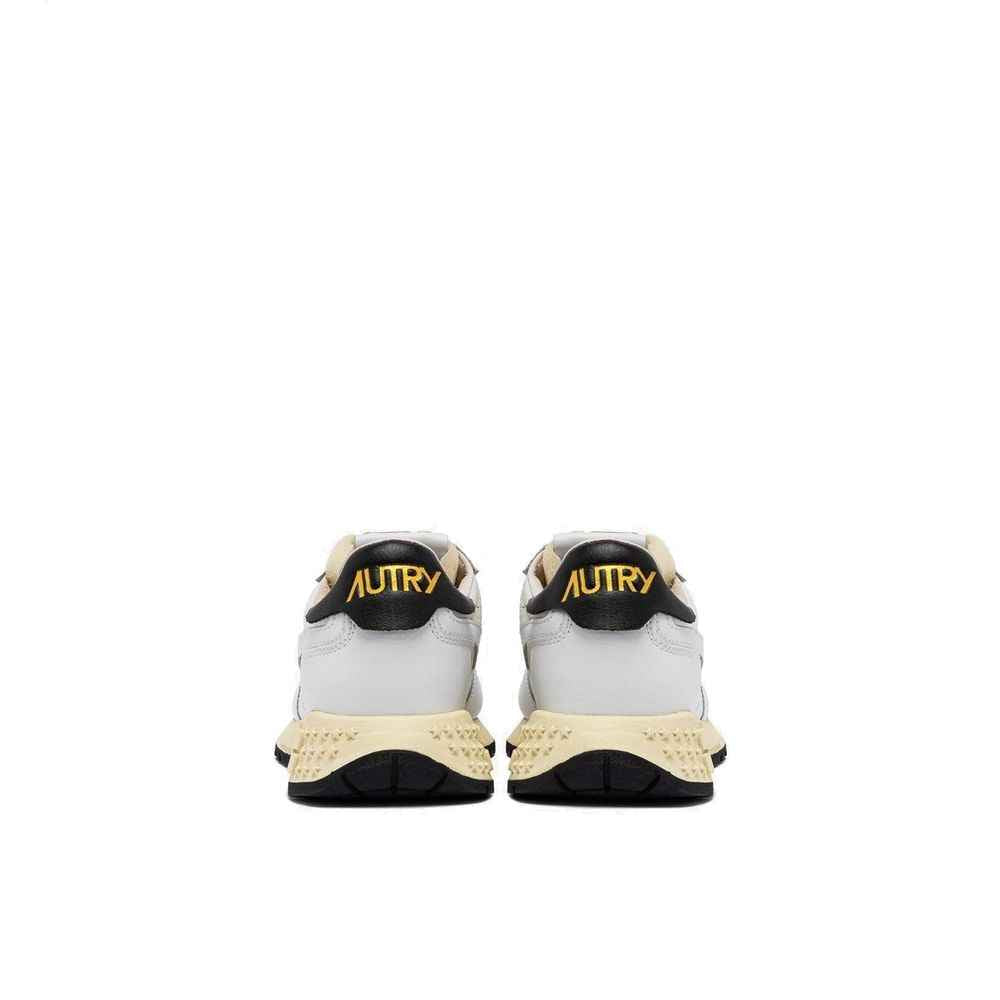 Autry White Leather Low Top Sneakers