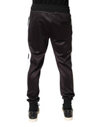 Dolce & Gabbana Brown Polyester Skinny Jogger Trouser Pants