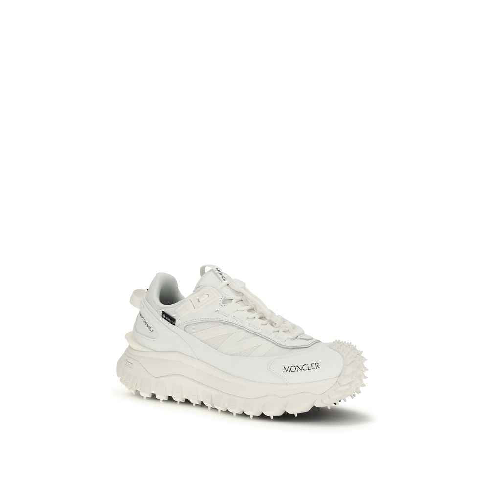 Moncler White Polyamide Athletic Sneakers