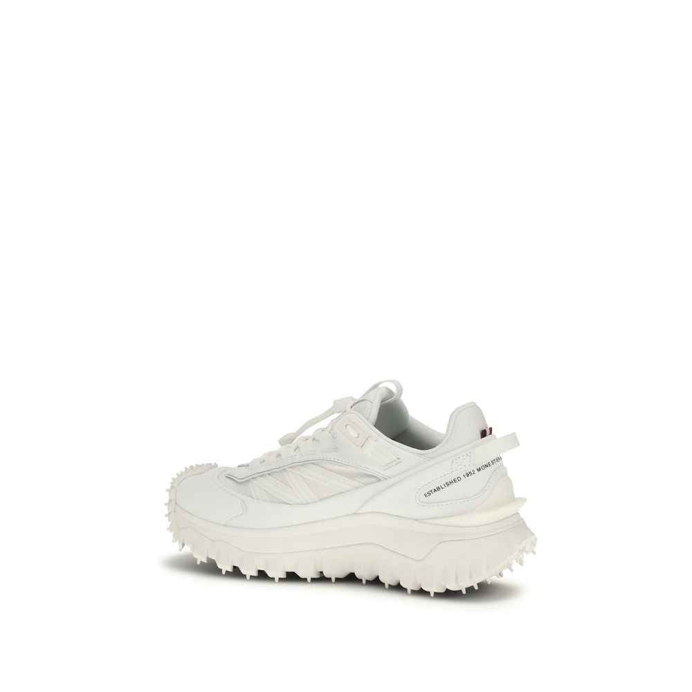 Moncler White Polyamide Athletic Sneakers