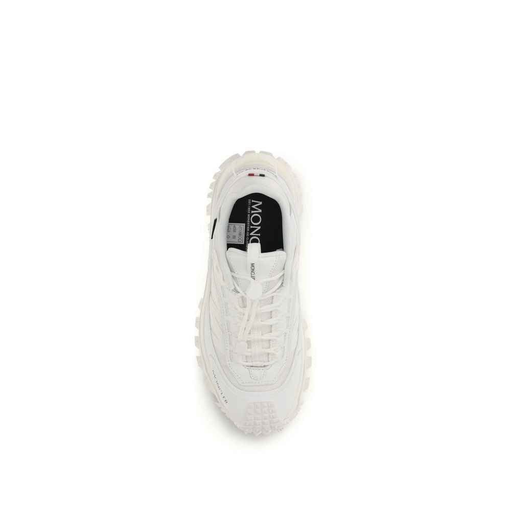 Moncler White Polyamide Athletic Sneakers