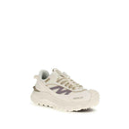 Moncler White Calf Leather Bos Taurus Athletic Sneakers