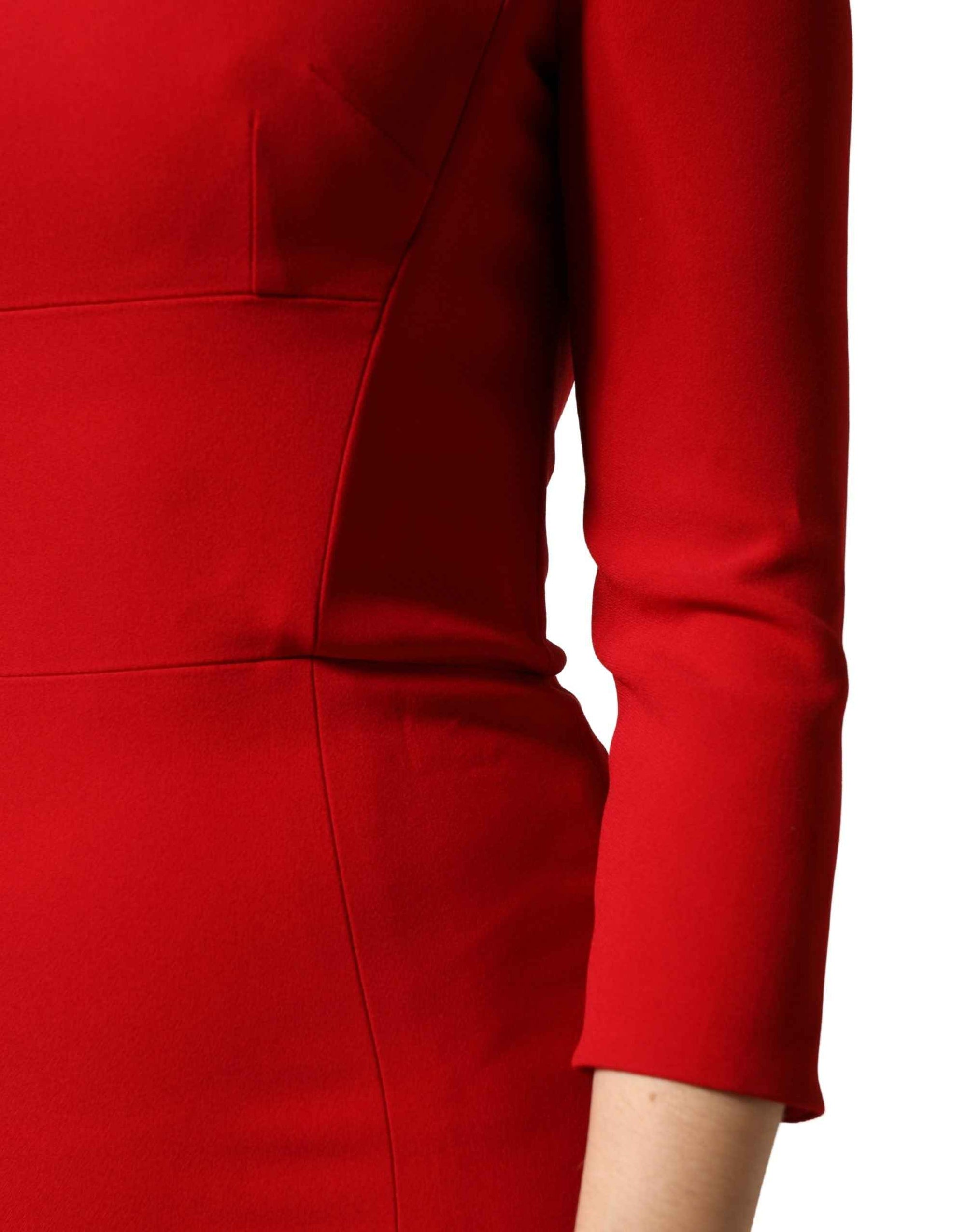 Dolce & Gabbana Red Viscose Sheath Bodycon Mermaid Dress