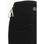 Moncler x Rick Owens Black Cotton Long Skirt