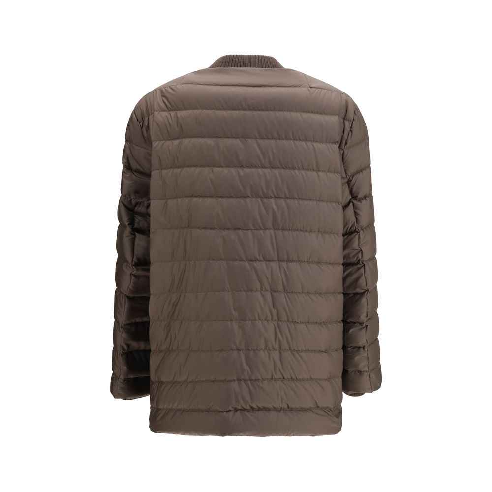 Moncler x Rick Owens Brown Goose Down Bomber