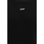 Off-White Black Cotton Sweatshirt