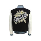 Off-White Black Wool Oves Aries Bomber