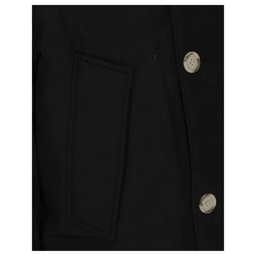 Woolrich Black Cotton Parka