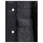 Ganni Gray Nylon Coat