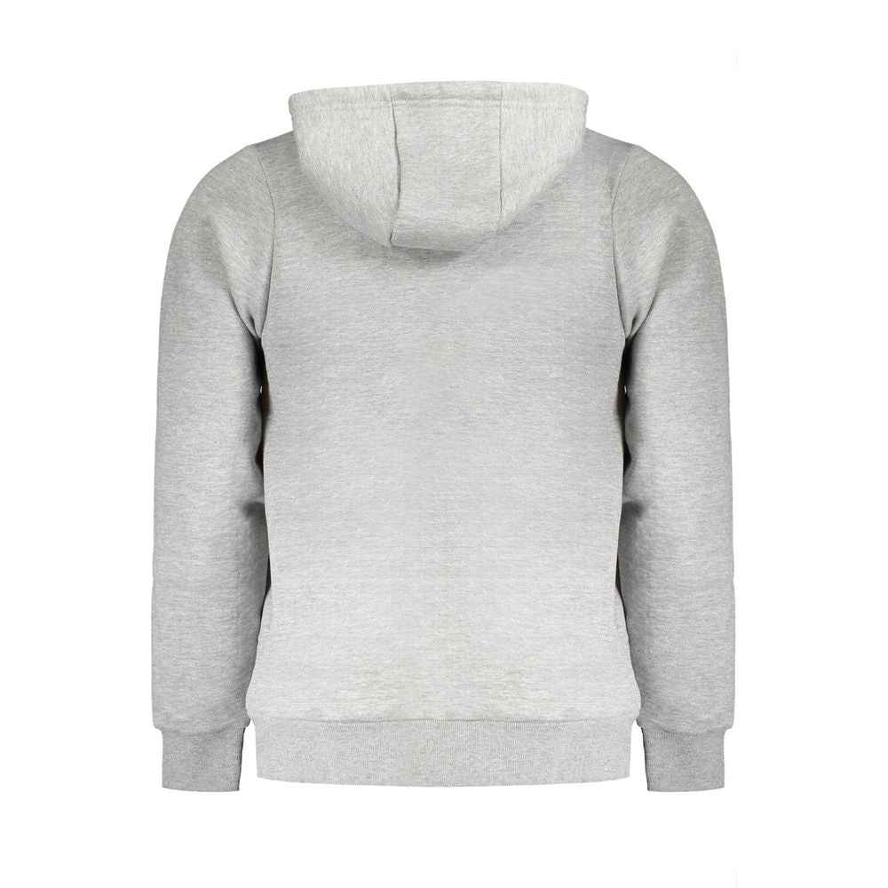 Norway 1963 Grigio Cotton Male Sweatshirt with Hood